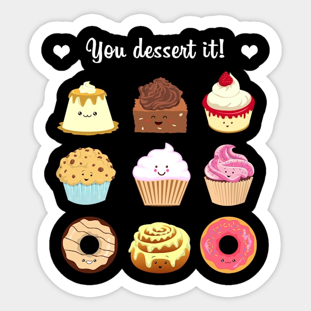 Treat Yoself Sticker by AnishaCreations